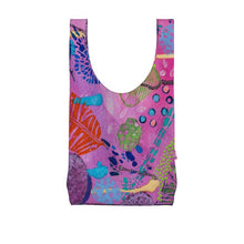 Load image into Gallery viewer, Hibiscus Print Parachute Shopping Bag