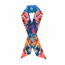 Load image into Gallery viewer, Peonies and Star Blossom Silk Twilly - No 1