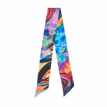 Load image into Gallery viewer, Irises Silk Twilly- No3